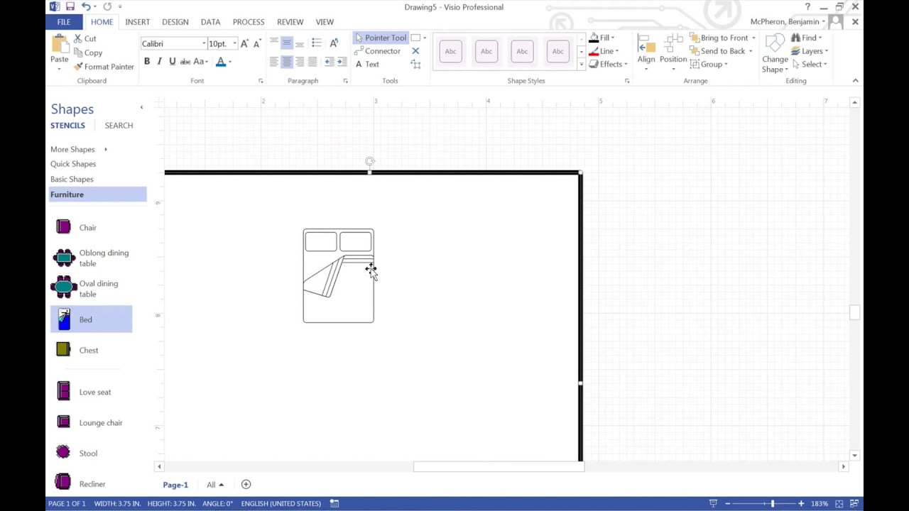 Making a Floorplan in Visio - How To Ep. 33