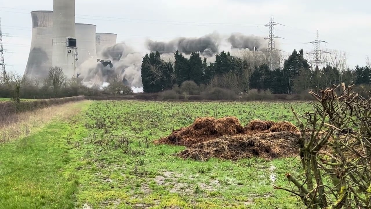 West Burton Power Station Boiler House & Conveyer Bays’ Demolition - 29th January 2026