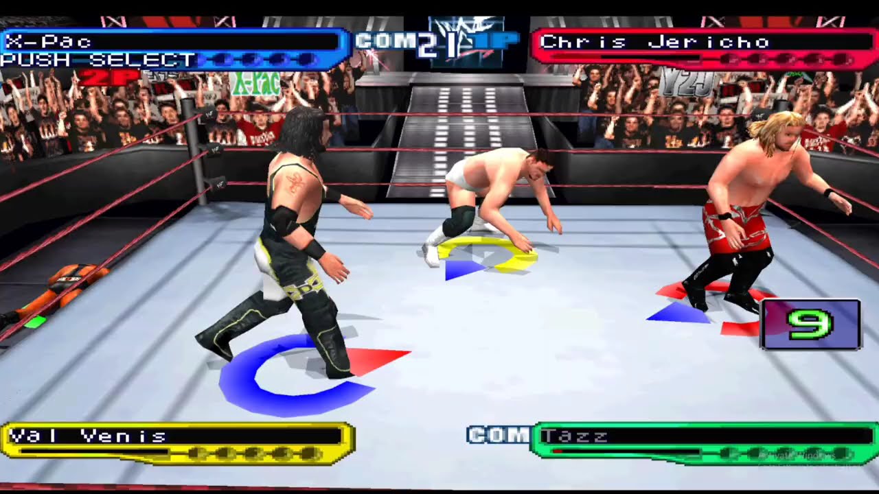 Cody Rhodes and Chris Jericho Royal Rumble - WWF Smackdown! 2 PSX Gameplay