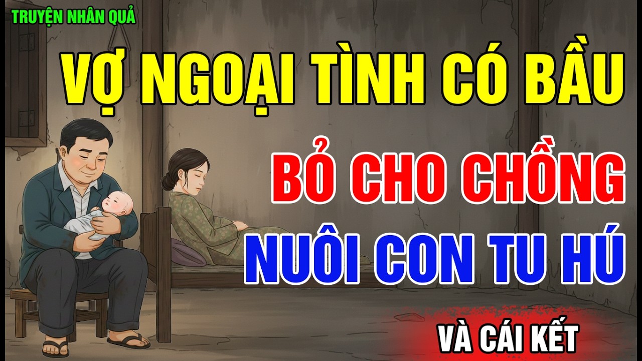 Chuyện Nhân Quả: Vợ Ngoại Tình Có Bầu, Lừa Chồng Nuôi Con Tú Hú, Rồi Bỏ Theo Trai