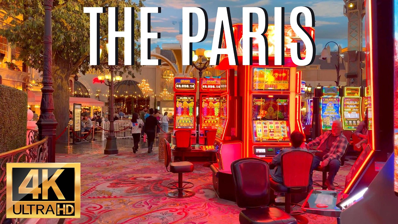 Paris Las Vegas Walking Tour 2026 | Casino Ambiance & Le Boulevard Shops [4K]