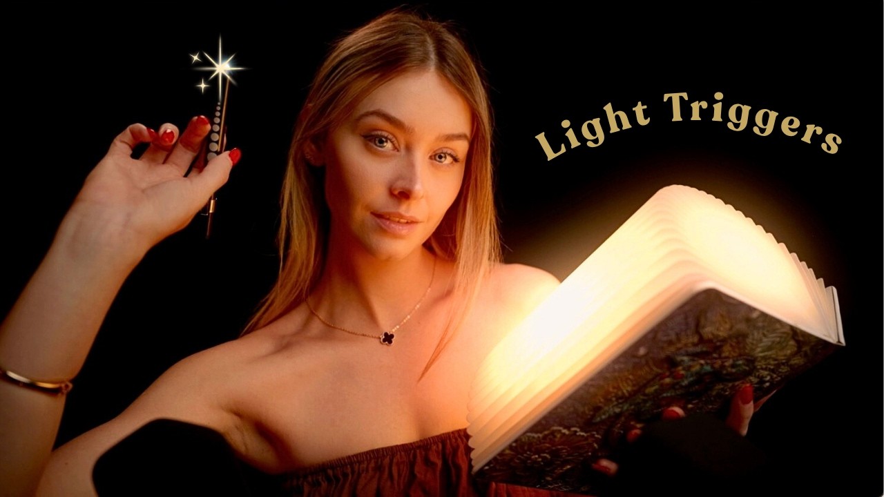 ASMR Relaxing Light Triggers For HEAVY Eyes