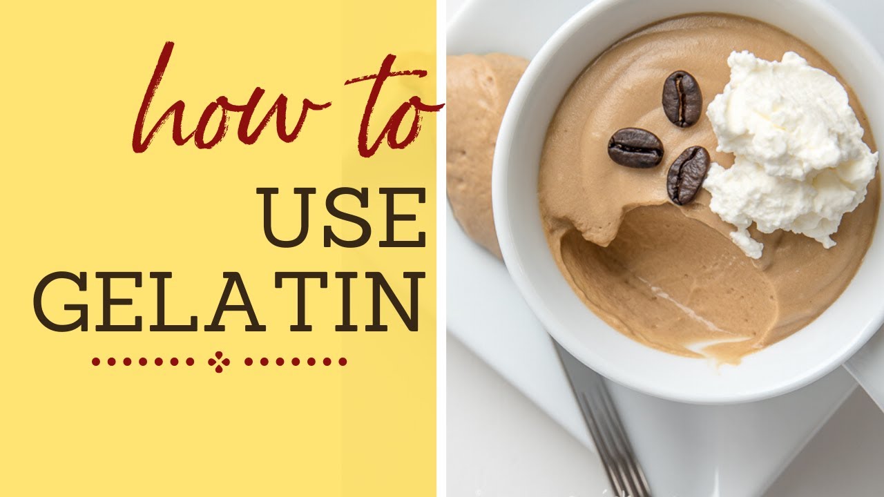 How and why to successfully soak (bloom) gelatin! #CookingTipsAndTricks