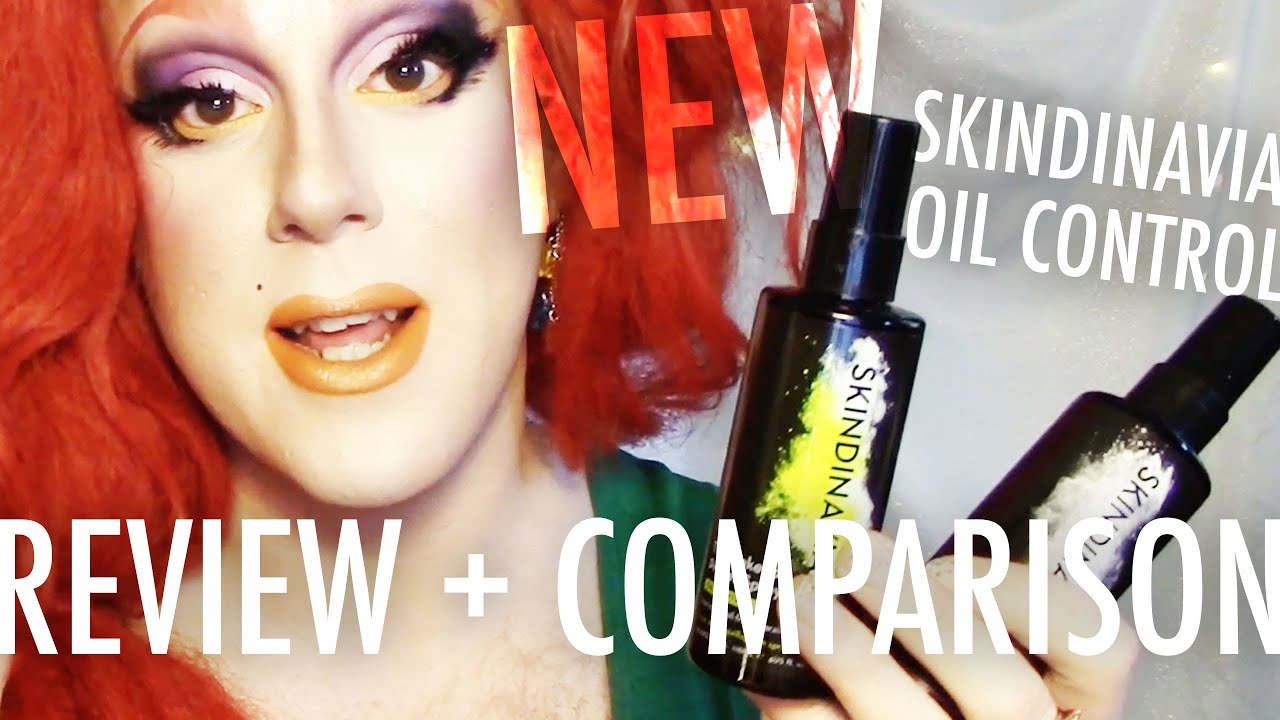SKINDINAVIA OIL CONTROL PRIMER + FINISHING SPRAYS &mdash; Review + Comparison (to Blue Marble!)