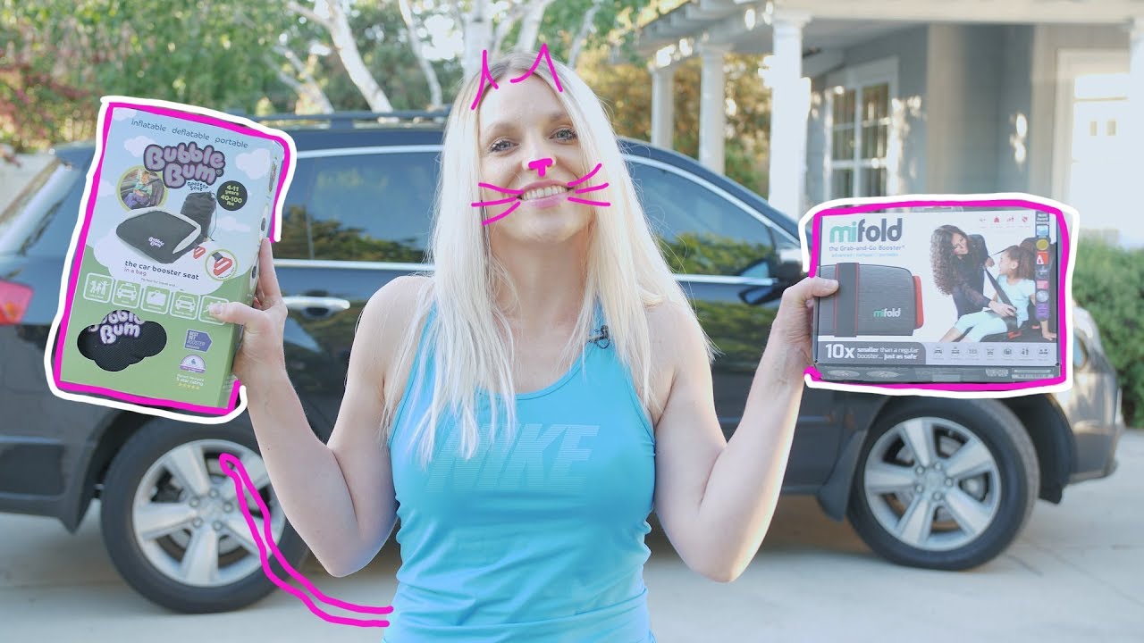 The Smallest Booster Seats Mifold Vs. BubbleBum