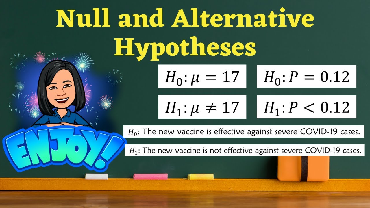 Null and Alternative Hypotheses