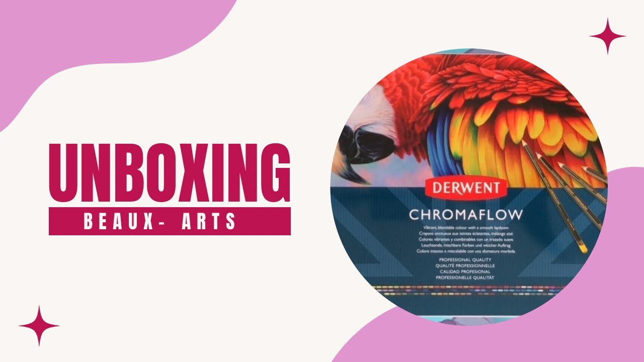 UNBOXING - les 150 CHROMAFLOW de la marque DERWENT