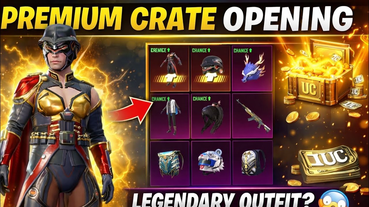 😱 The Luckiest Premium Crate Opening Ever In Bgmi | I Got Everything In This Premium Crate 