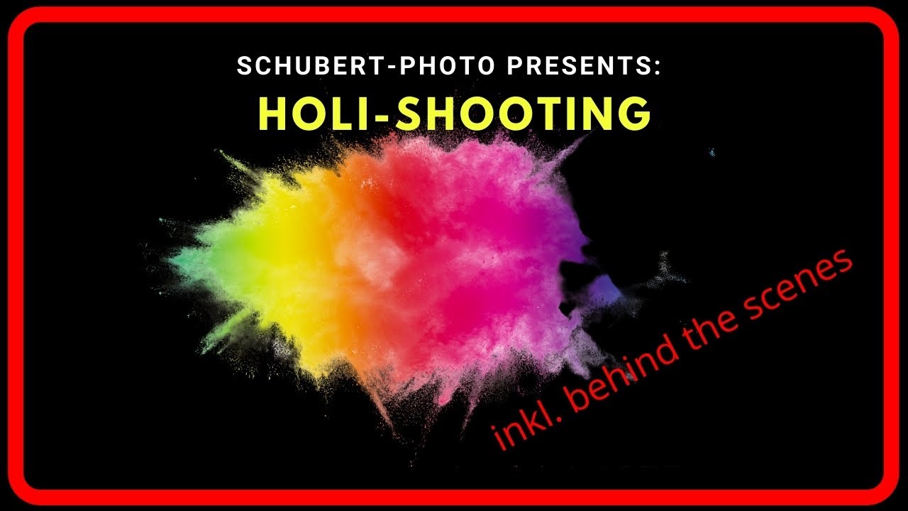 Holi-Shooting - kreatives Fotoshooting - Making of und Behind the Scenes