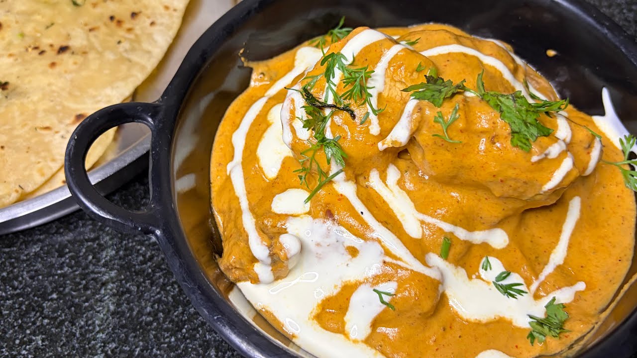 Creamy Butter Chicken & Garlic Naan From Scratch | Live Cooking