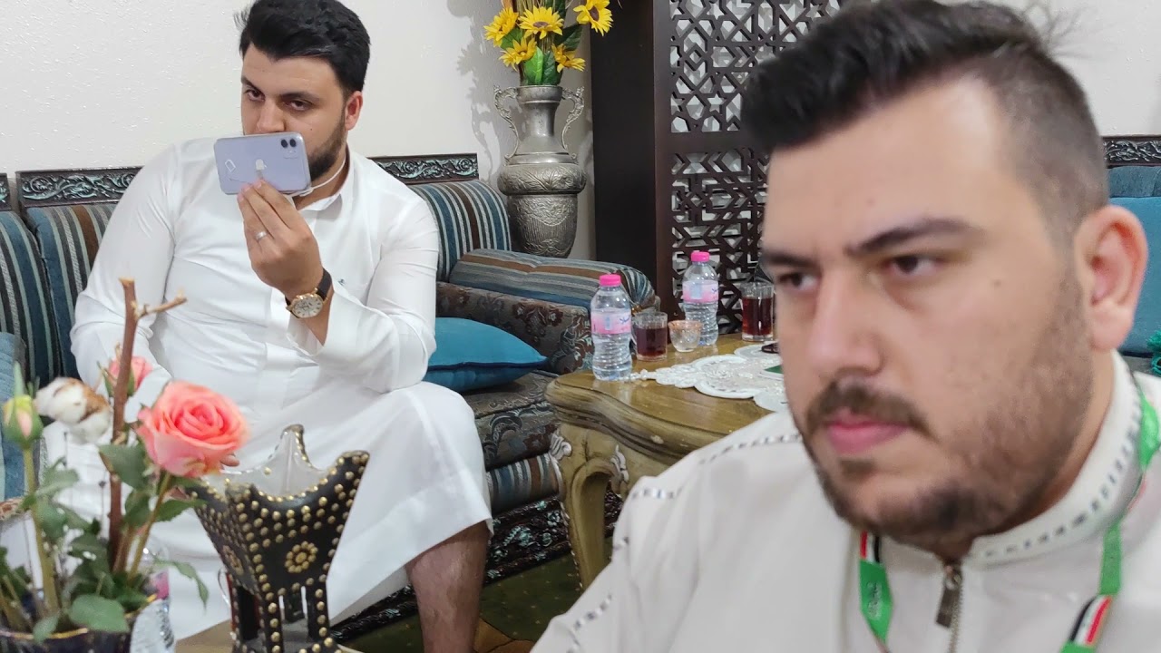 جلسة طيبه بحضور الشيخ محمود الدرة والشيخ فوزي نامق والشيخ عبد الحميد جدوع والمنشد عمار العبيدي