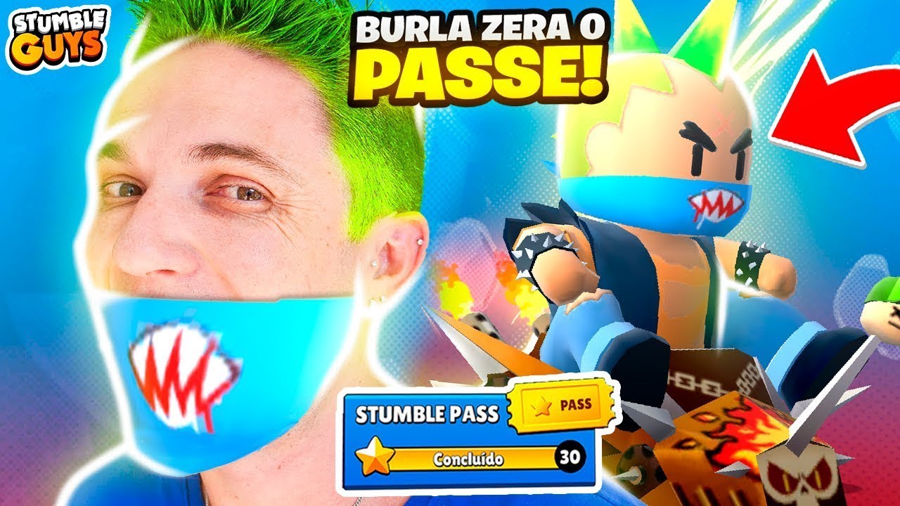 A Cada Burla Avanço no Passe do Stumble Guys🤩