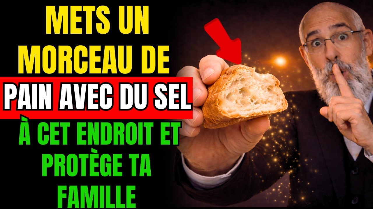 Mets un MORCEAU de PAIN avec du SEL près de ta PORTE… Protection Immédiate | Sagesse Juive