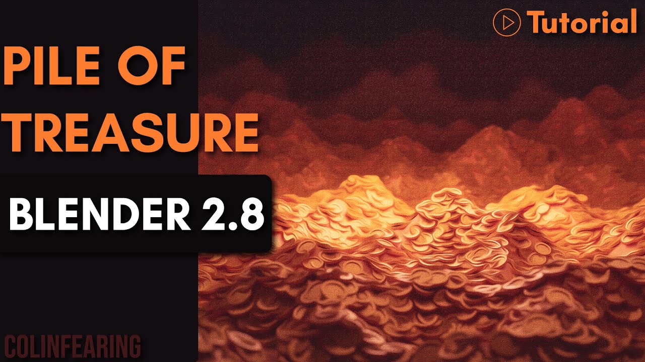 Pile of Treasure  - Blender 2.8 Tutorial