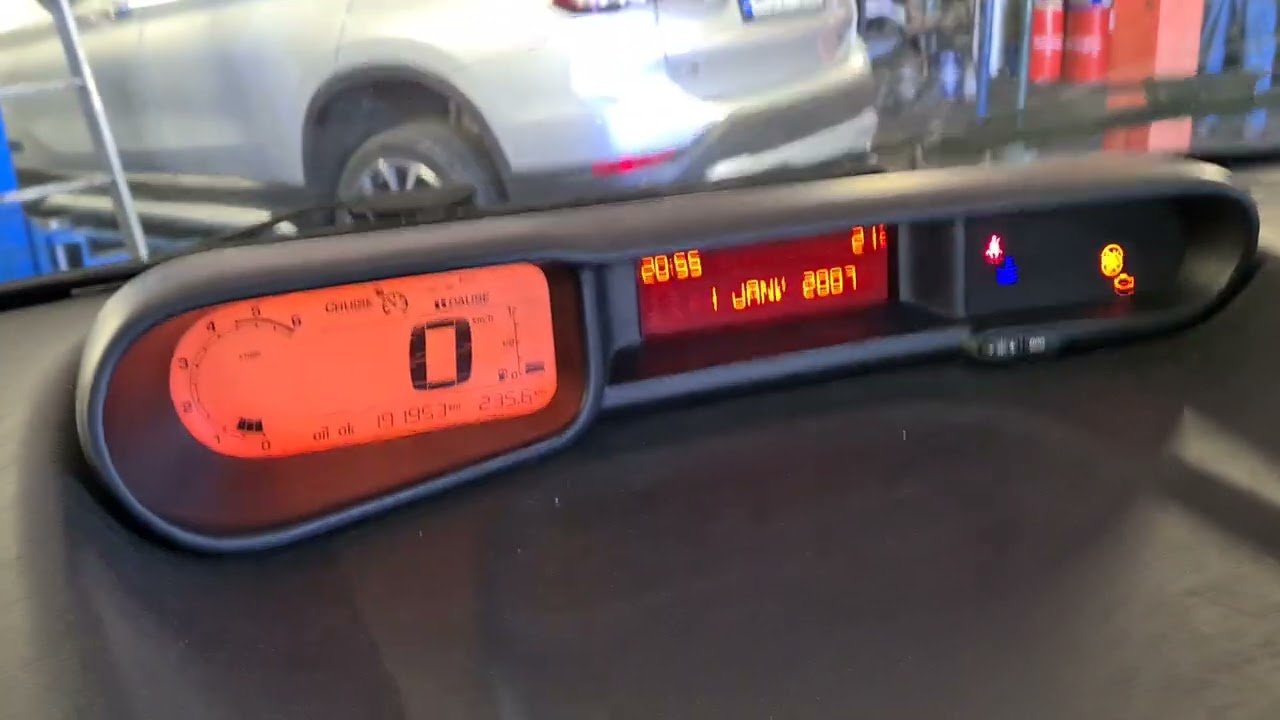 Сброс сервисного обслуживания Citroen C3 Picasso