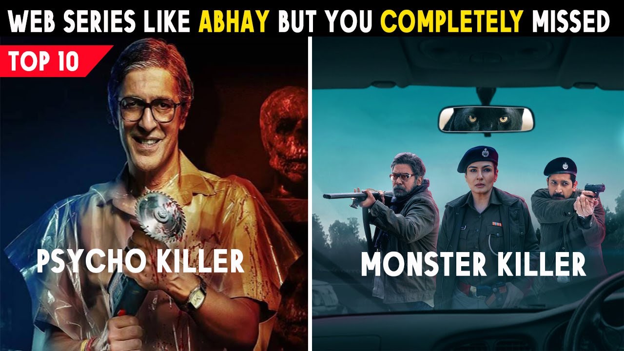 Top 10 Best Hindi Web Series Like Abhay | All Time Hit Serial Killer Hindi Web Series | You Missed