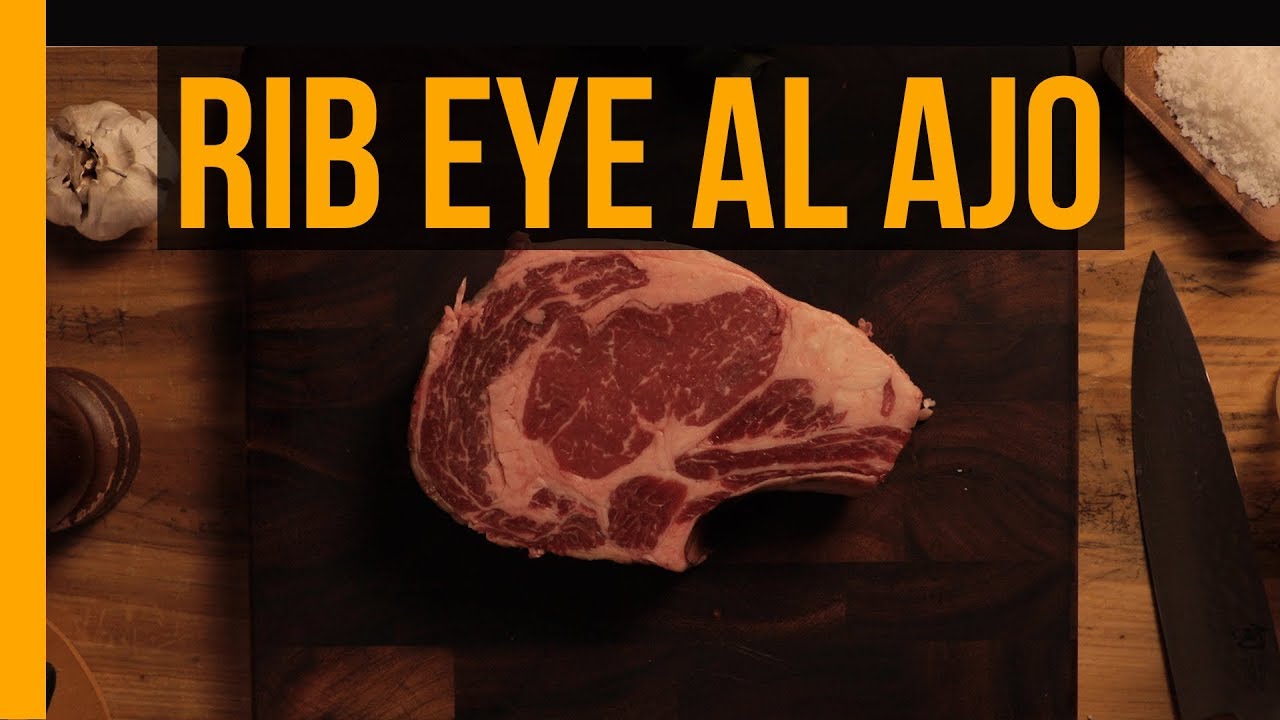 Rib Eye con costra de Ajo y Chile | Munchies Lab