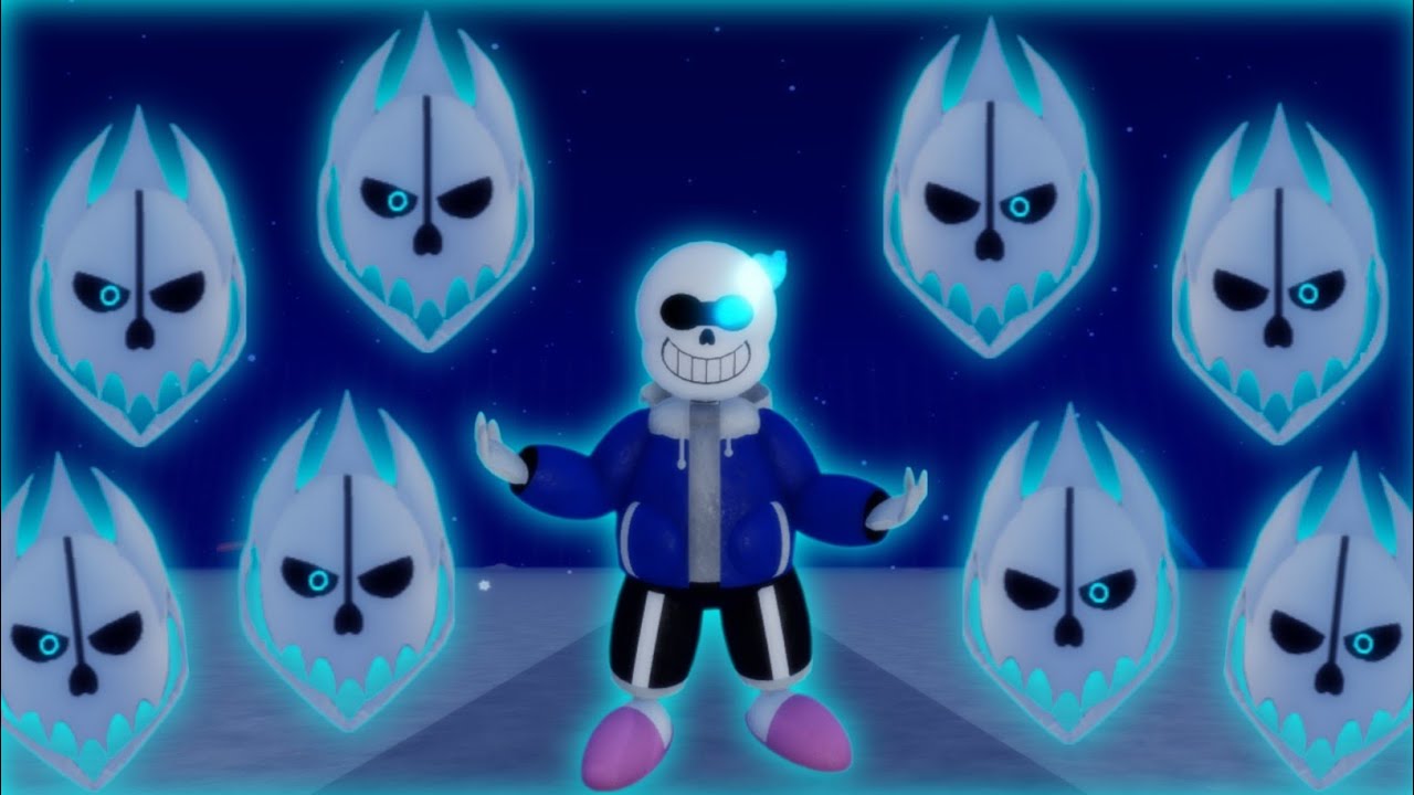 Sans Funny Boss Rush Hard Mode Sans Skin [Showcase/Gameplay]