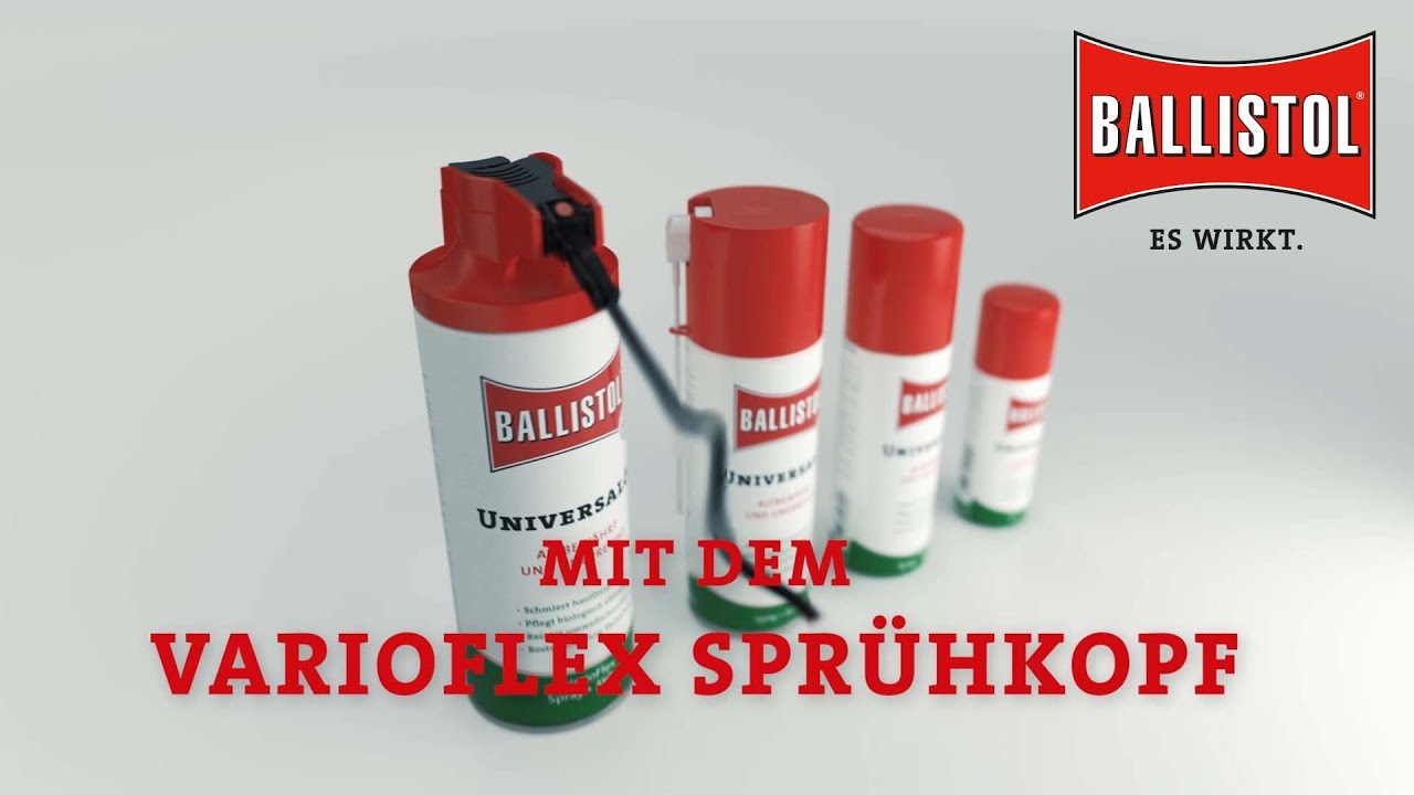 Von Fl&auml;chenstrahl auf Punktstrahl - mit dem VarioFlex von BALLISTOL