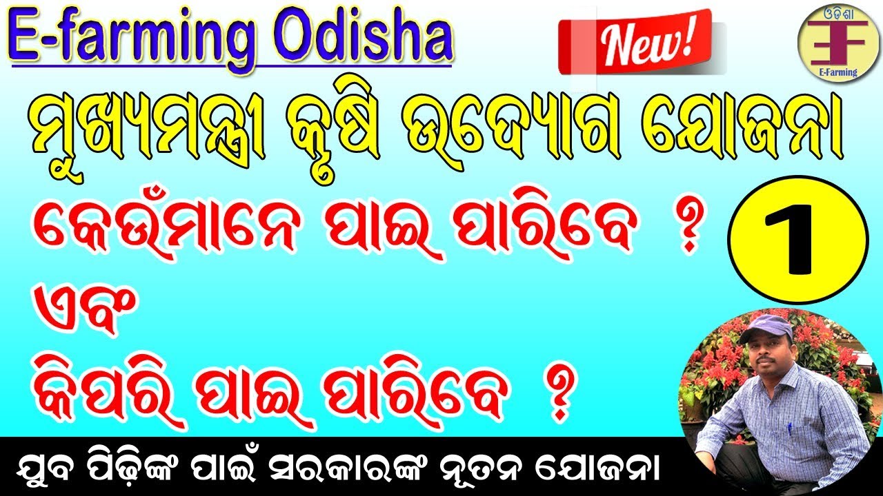 What is Mukhyamantri Krushi Udyog Yojana and How to apply it(Brief Description).