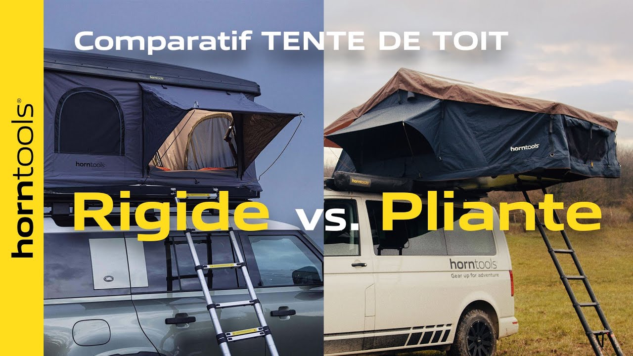 Tente pliante vs. tente rigide – Le comparatif des tentes de toit | horntools