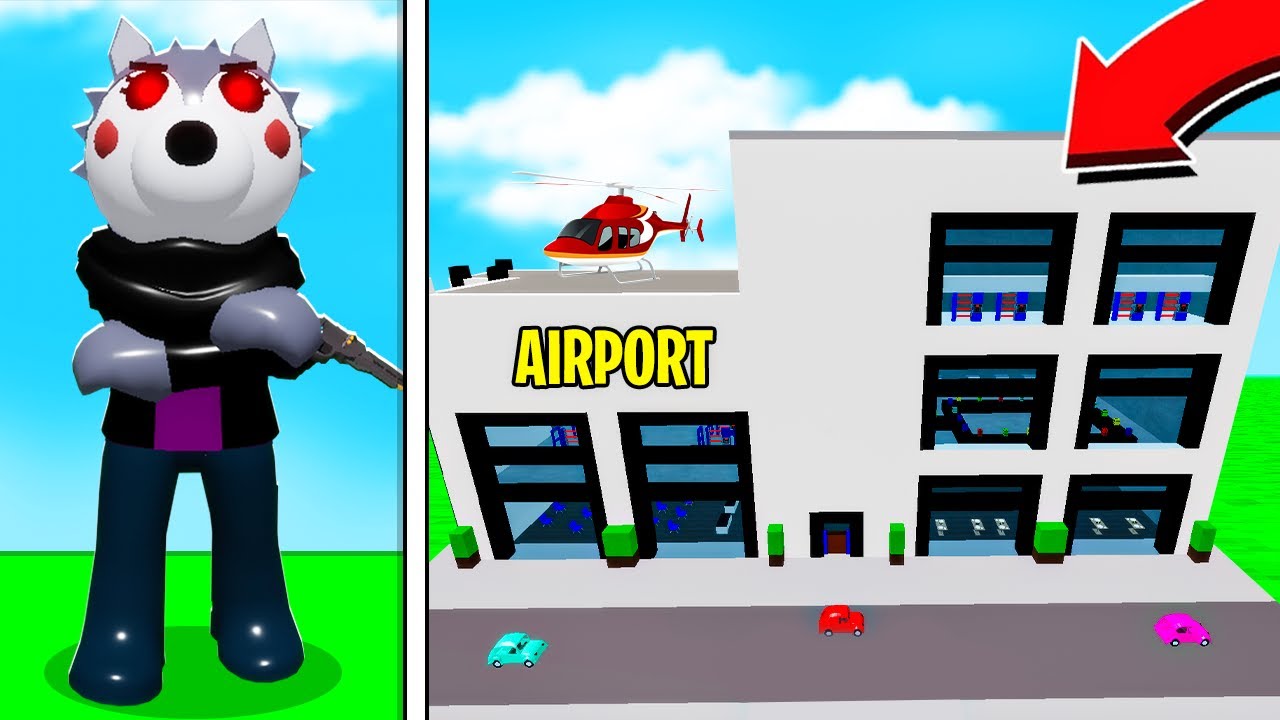 ROBLOX PIGGY CRAZY AIRPORT MAP! (Piggy Build Mode)
