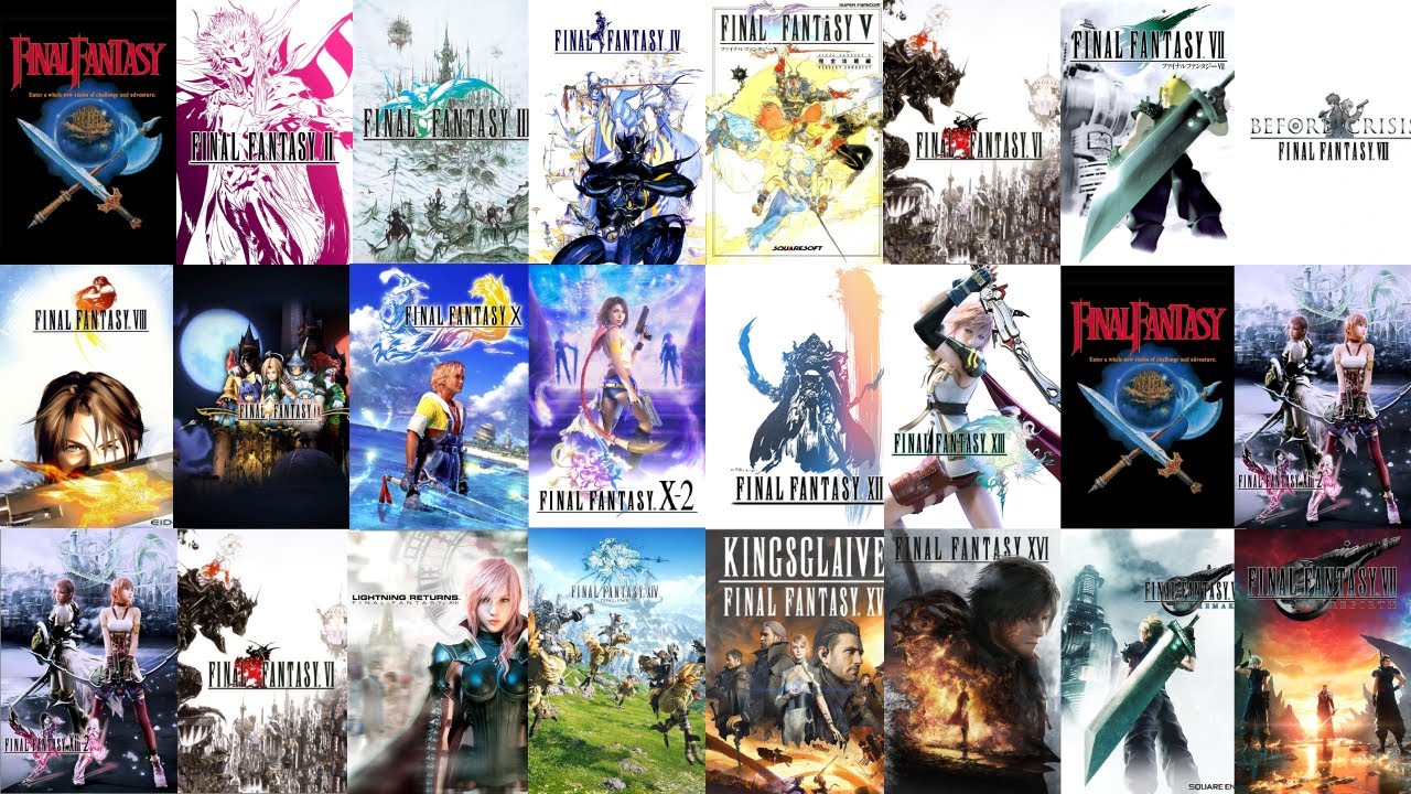 Evolution of Final Fantasy Games (1987–2024)