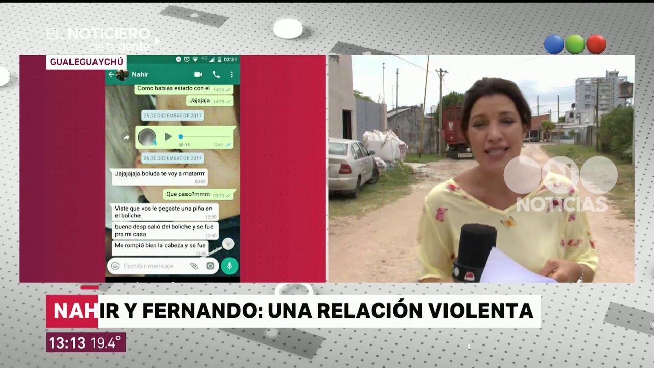 Los chats de Nahir luego de matar a Fernando – El Noticiero de la Gente