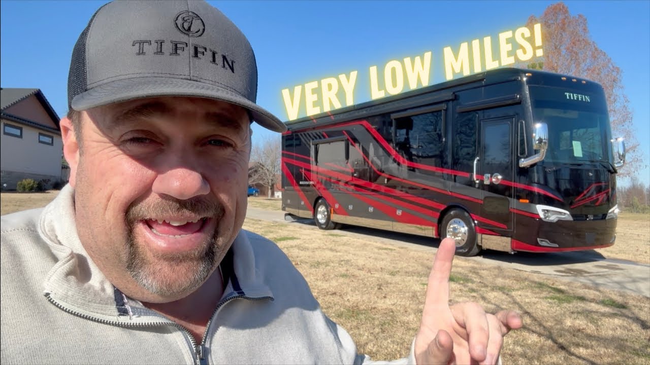 The Shortest Luxury Class A by Tiffin This One Owner 2024 Tiffin Allegro Bus 35CP (Available) $380k