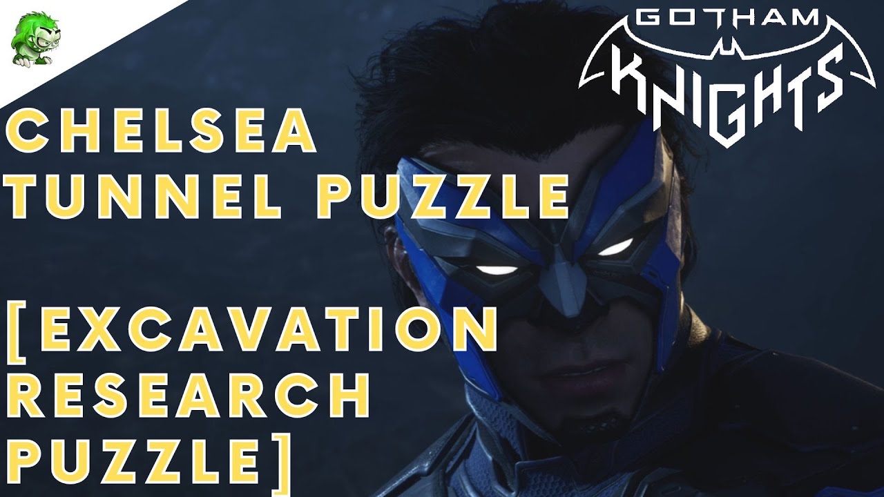 Gotham Knights Chelsea Tunnel Puzzle [Excavation Research Puzzle]
