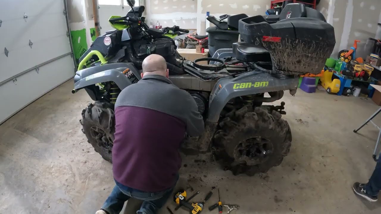 EPI clutch kit install on 21 outlander 570 xmr