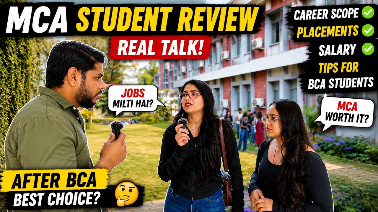 MCA Student Review | Career Scope, Placements & Tips for BCA Students