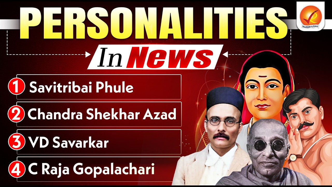 Famous Personalities in News 2025-26 | Monthly Current Affairs For UPSC 2026 | March 2026