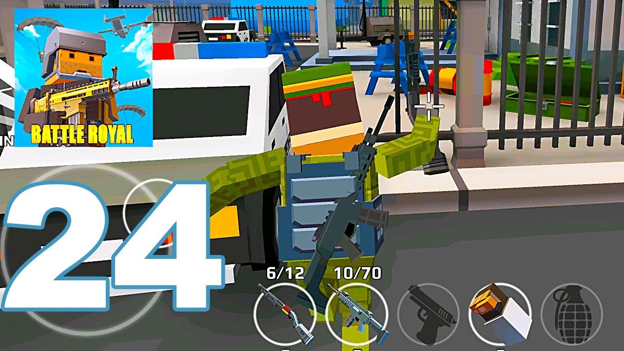 URB: Last Pixels Battle Royale - Gameplay Walkthrough Part 24 - TOP 1 (Android Games TOP)