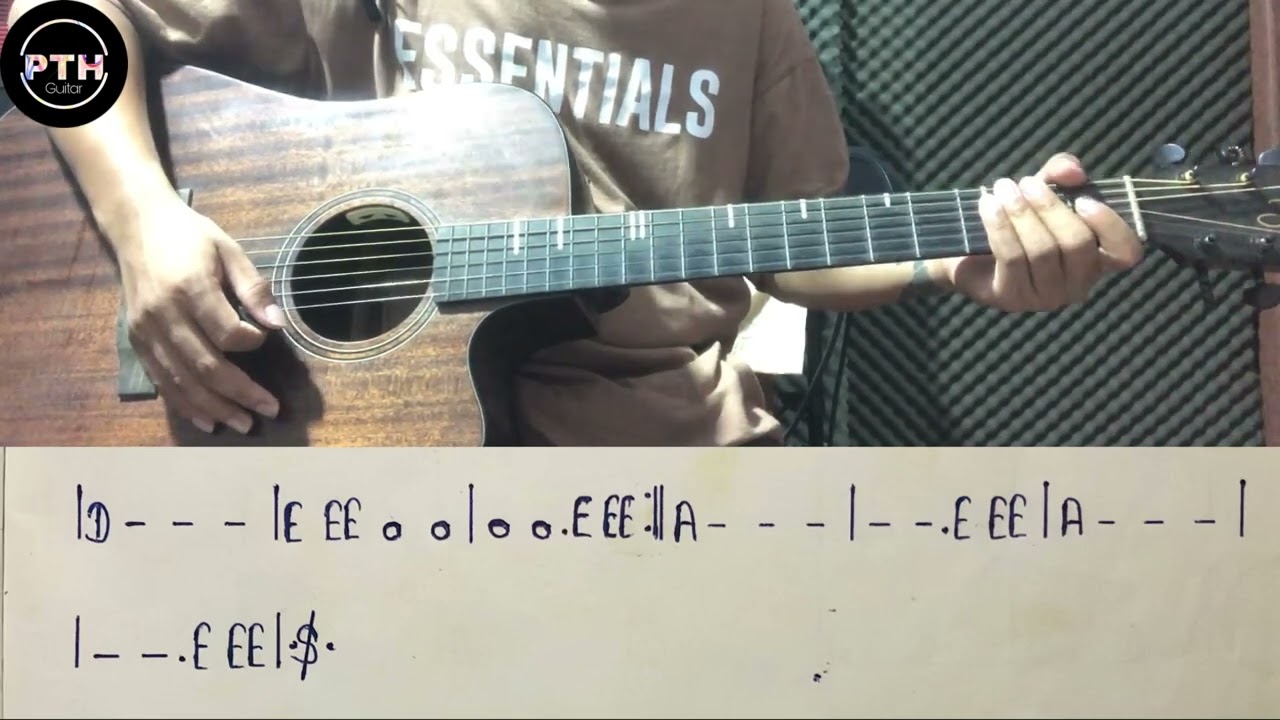 နေတတ်သလို guitar rhythm tutorial by@pthguitar