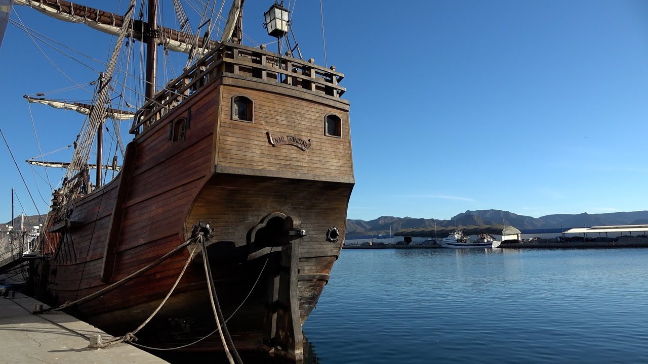 Una réplica de la Nao Trinidad visita el Puerto de Mazarrón | 2025