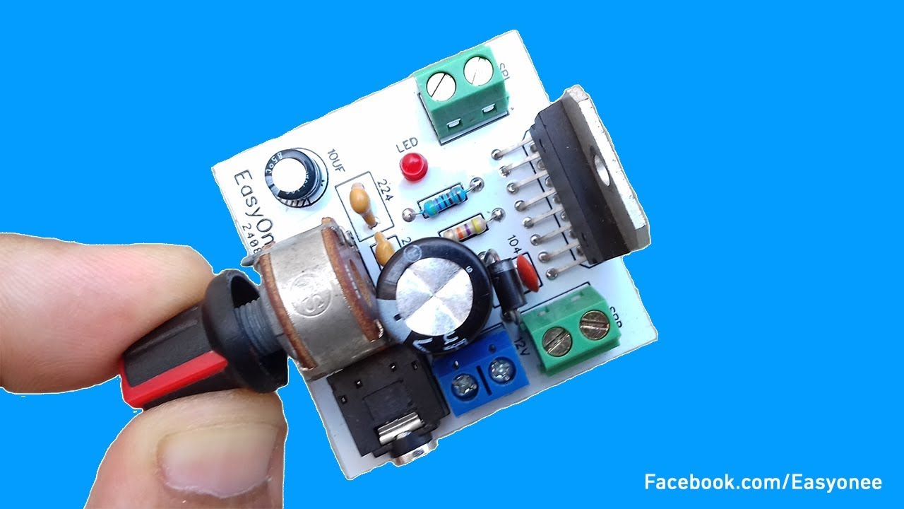 How to Make  Stereo Audio Amplifier  TDA 7297 | 30 Watt