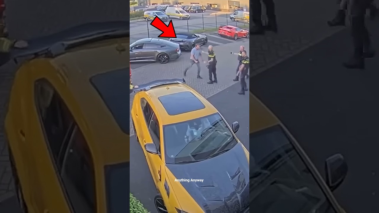 Car Dealership Owner Want To Save His Cars From Fire🔥BUT Police Wants to STOP Him !!🥵