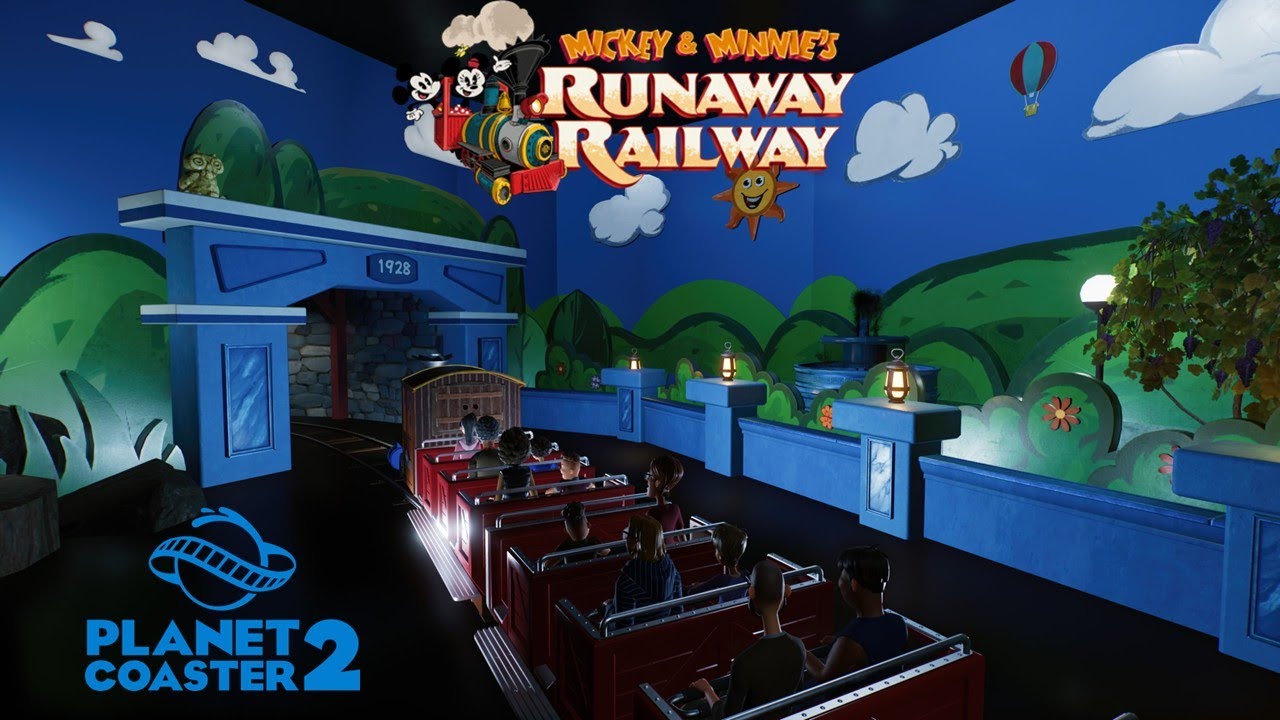 Mickey and Minnie's Runaway Railway, Planet Coaster 2 recreation