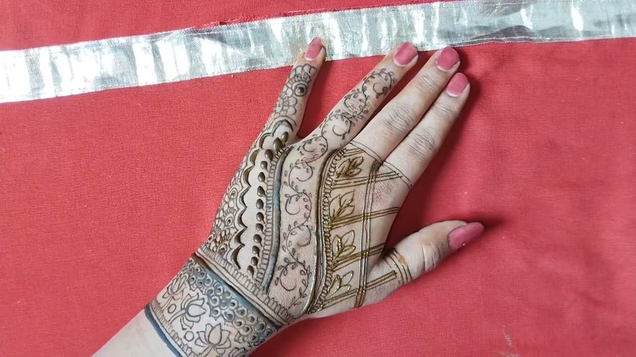 Back hand Mehandi design #mehandidesigns #henna #viral #mehandi #viralvideo #mehandiartist #trending