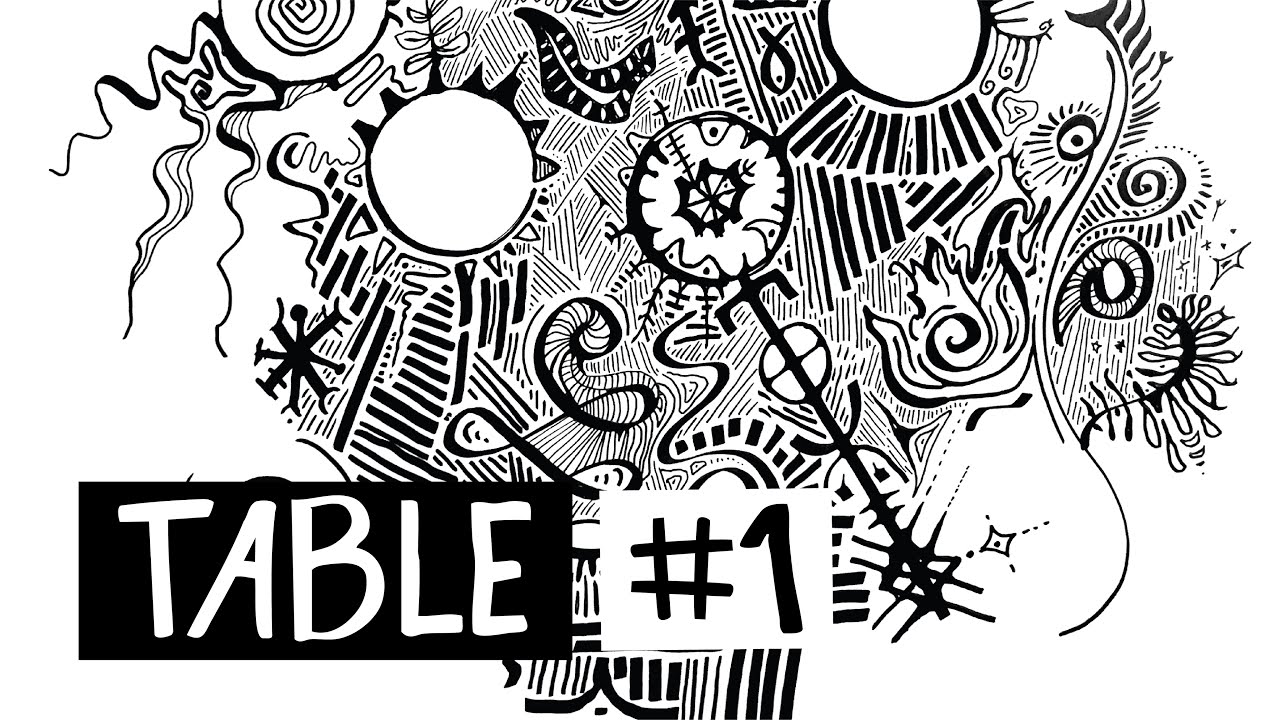 Slavic Table #1 | A Quiet Beginning – Calm Hand Drawing with Music