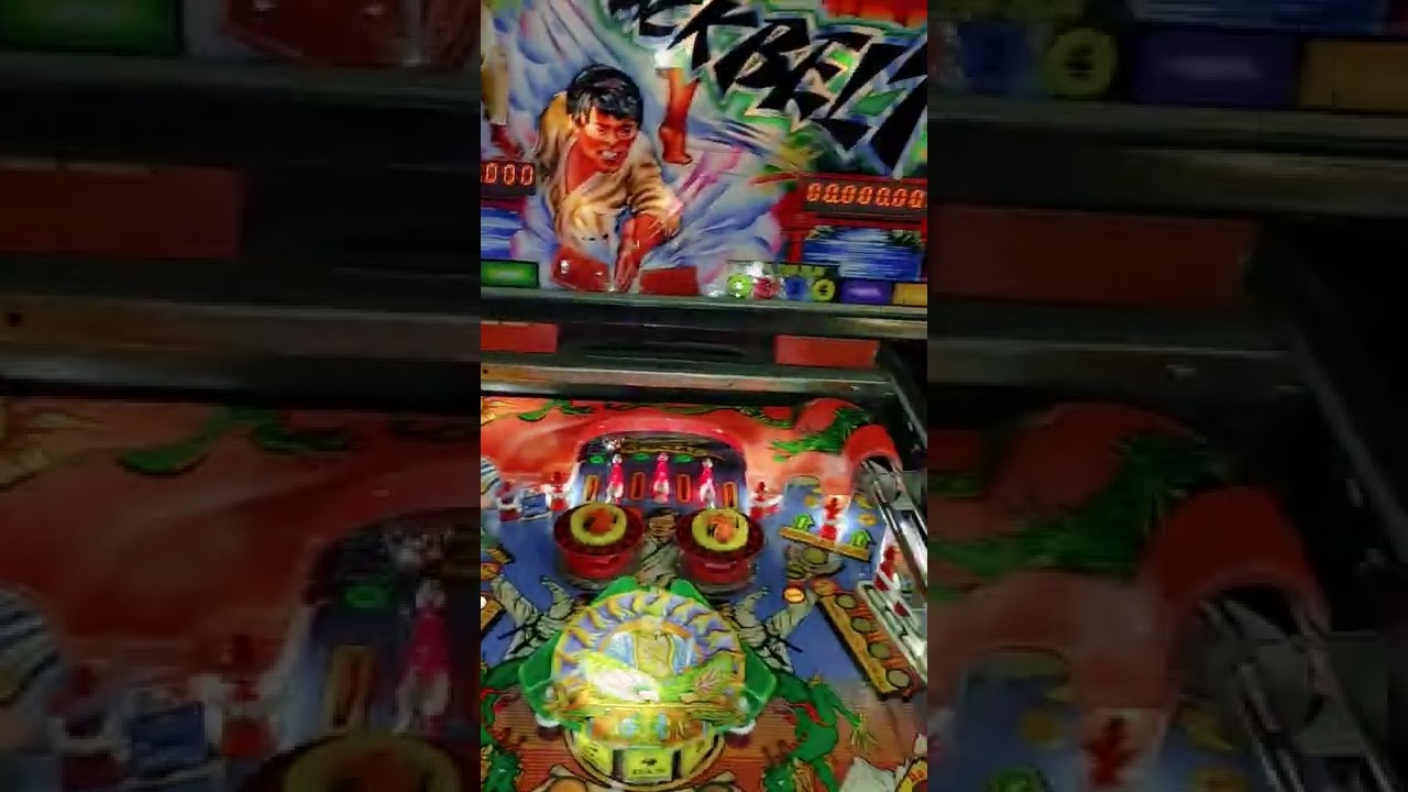 blackbelt pinball machine (zaccaria)