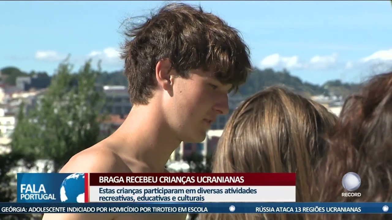 Braga recebeu Crianças Ucranianas