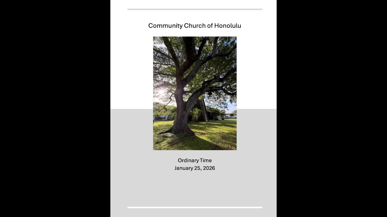Community Church 1/25/26 Service