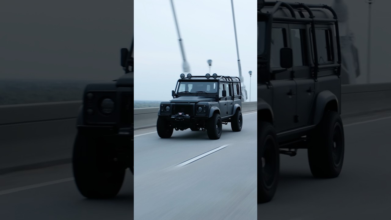 650HP Custom Classic Land Rover Defender 110 SUMMIT Highway Driving by HIMALAYA