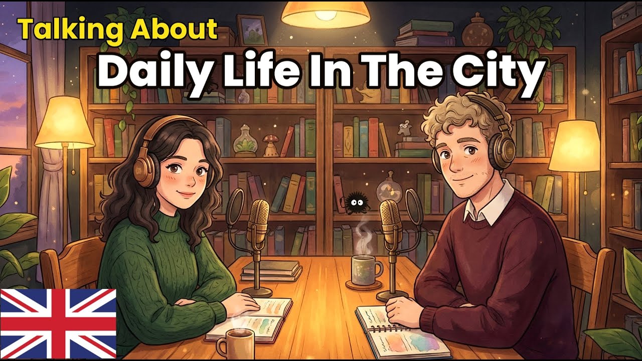 Talking About Daily Life in the City in English |  English Conversation Practice