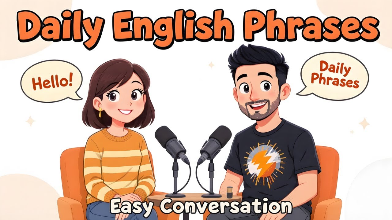 Learn Daily English Phrases | Easy English Conversation for Beginners  | English Podcast