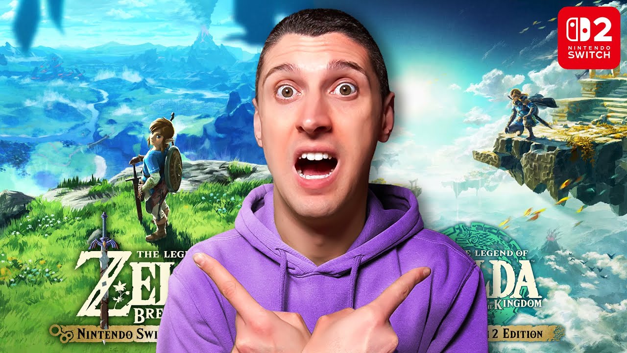Reaction al nuovo trailer di Zelda BOTW e TOTK Nintendo Switch 2 edition e ZELDA NOTES!