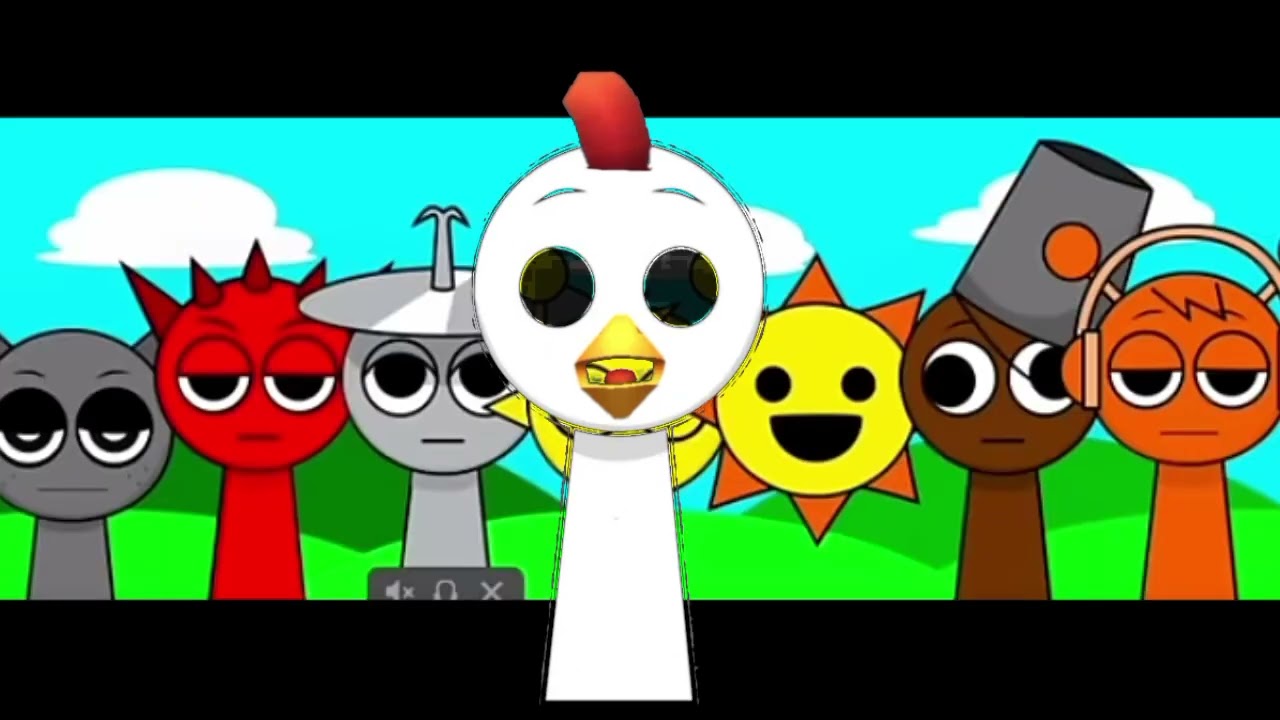 sprunki + chicken gun, my sprunki oc