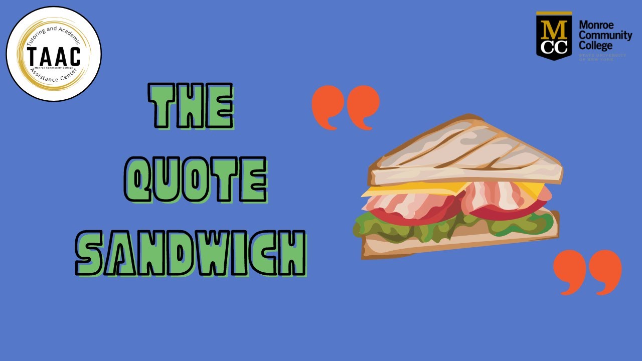 The Quote Sandwich